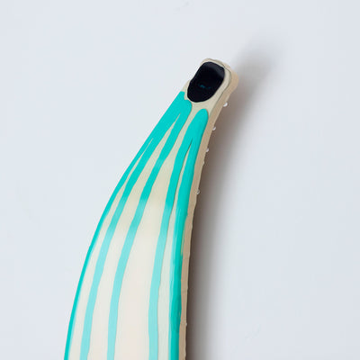 Bananarama Bright Teal - Original 3D Resin Artwork by Jen Sievers