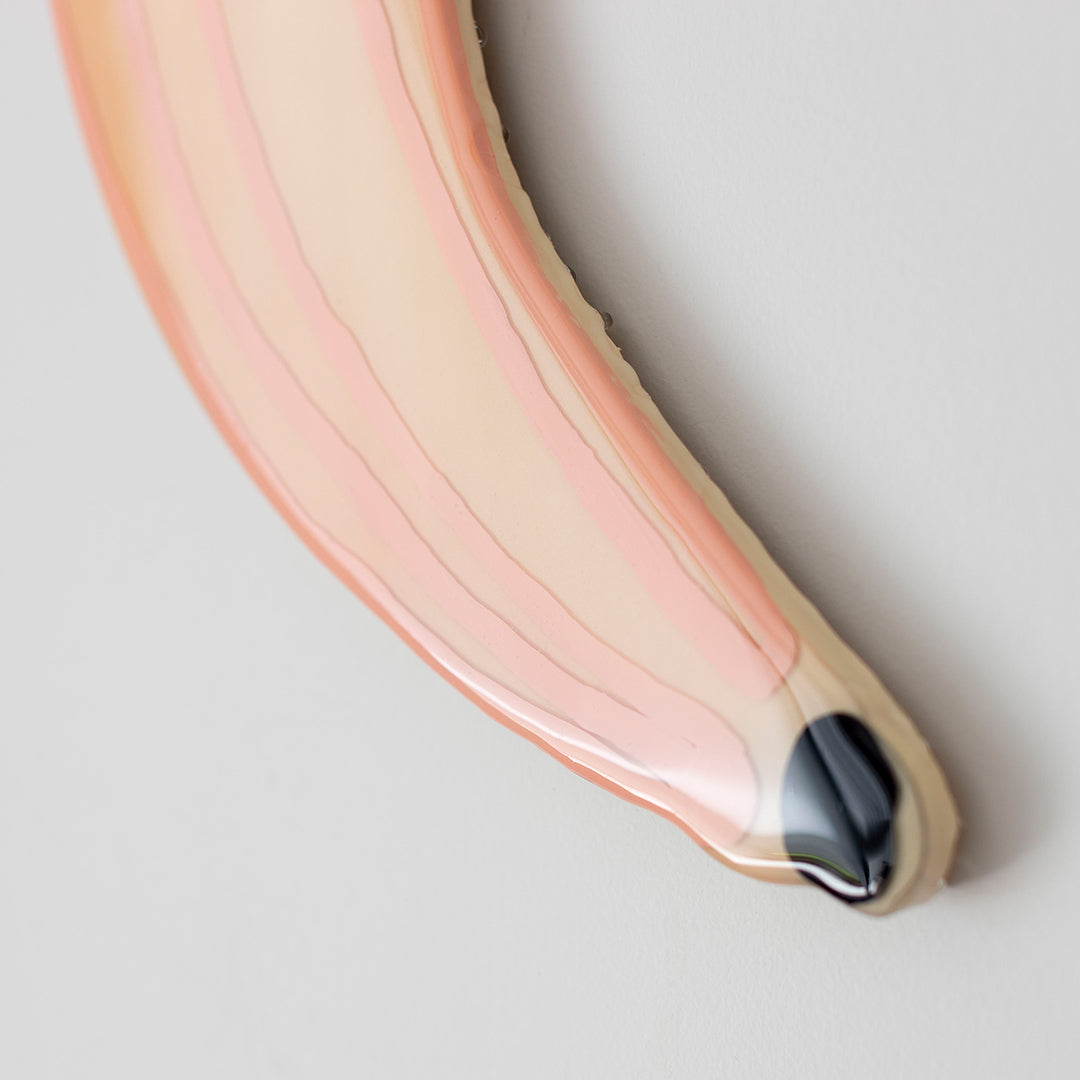 Bananarama Peach Pink - Original 3D Resin Artwork by Jen Sievers