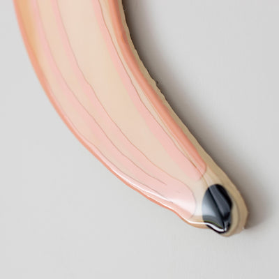 Bananarama Peach Pink - Original 3D Resin Artwork by Jen Sievers