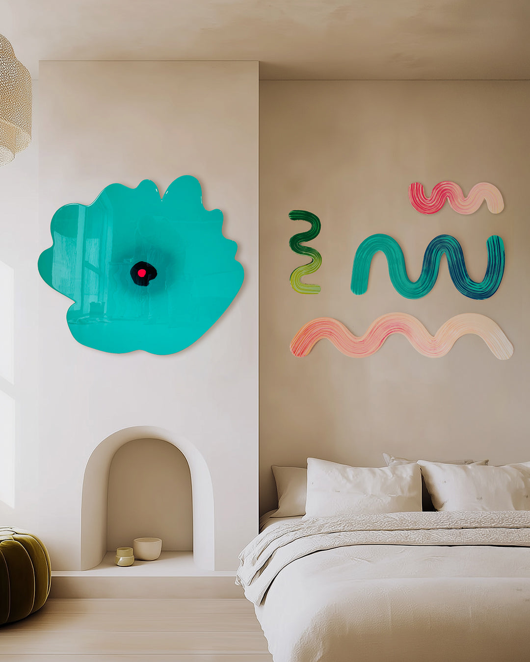 Aqua Zest - Original 3D Resin Artwork by Jen Sievers