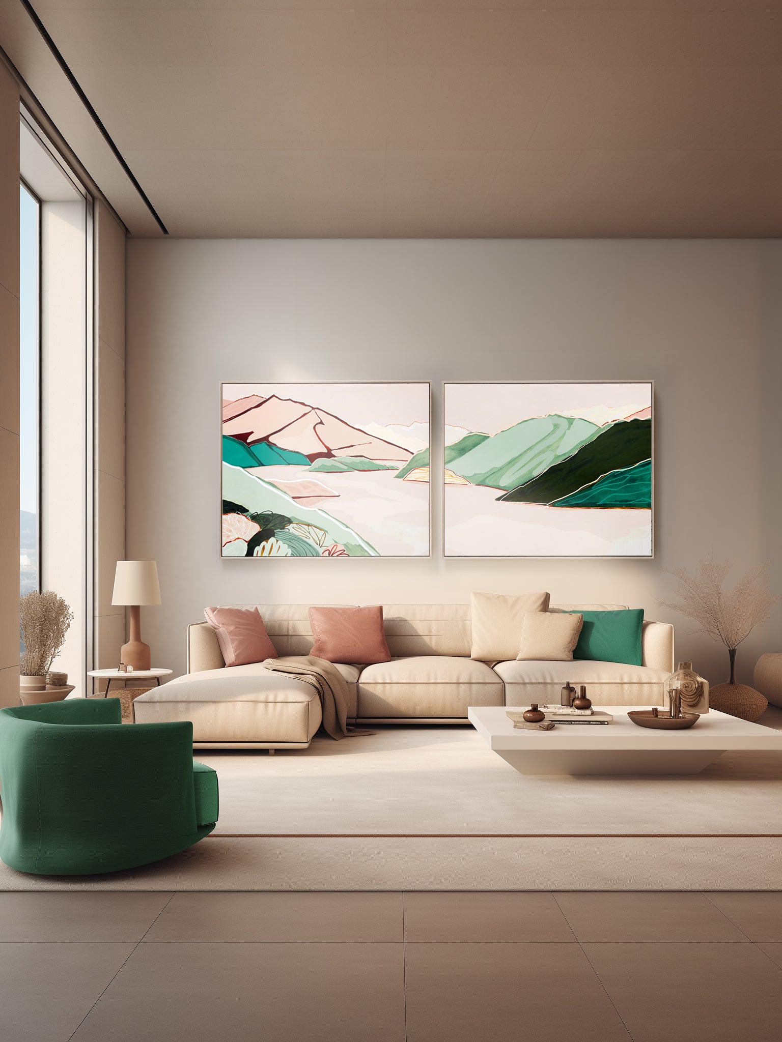 Just Once More Diptych, Lake Wanaka (sold as a pair) - Limited Edition Print