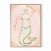 Sage Tailed Mermaid Art Print