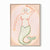 Sage Tailed Mermaid Art Print