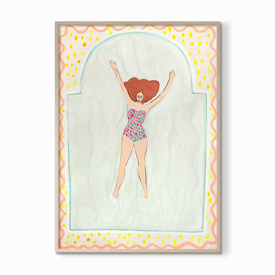 Splish Splash Art Print A4