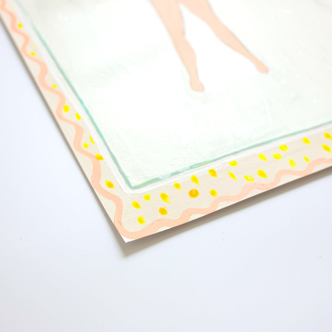 Splish Splash - Original Artwork on Paper by Jen Sievers