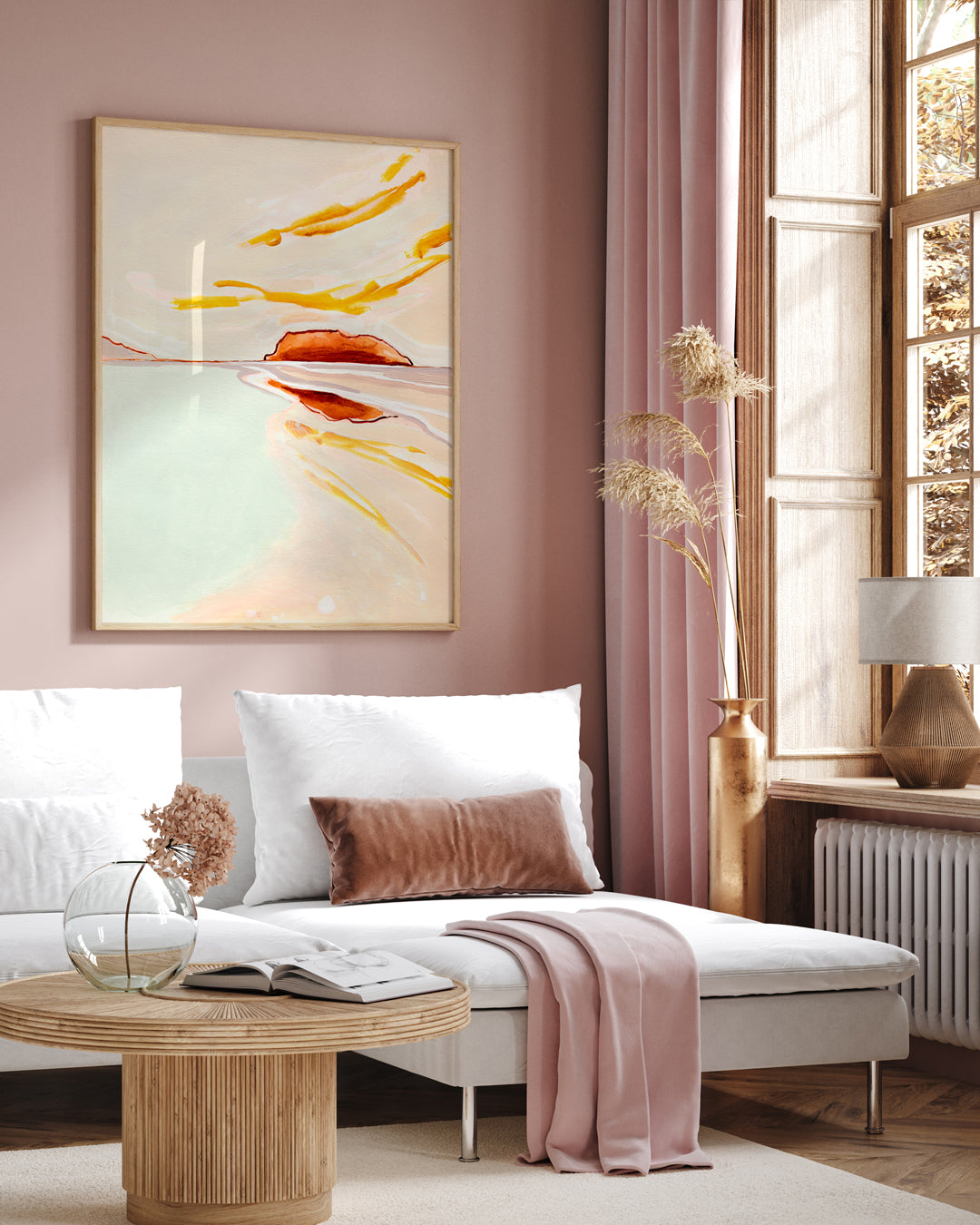 Whangamata Glow Art Print A4