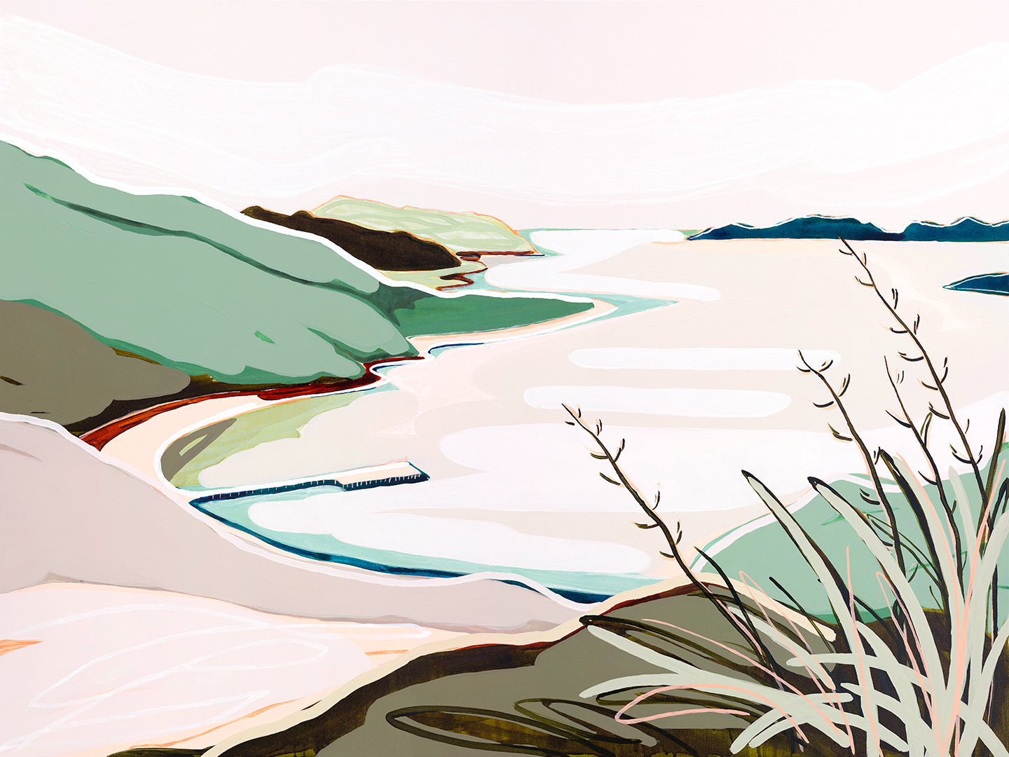 Days Bay (Eastbourne, Wellington) - Limited Edition Print