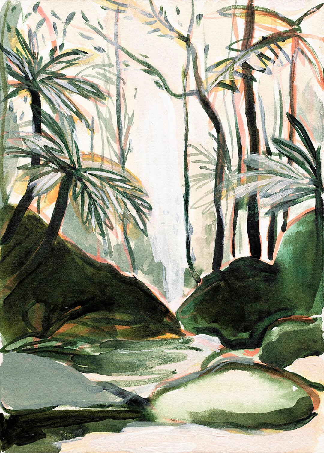 Deep in the Forest' Art Print A4