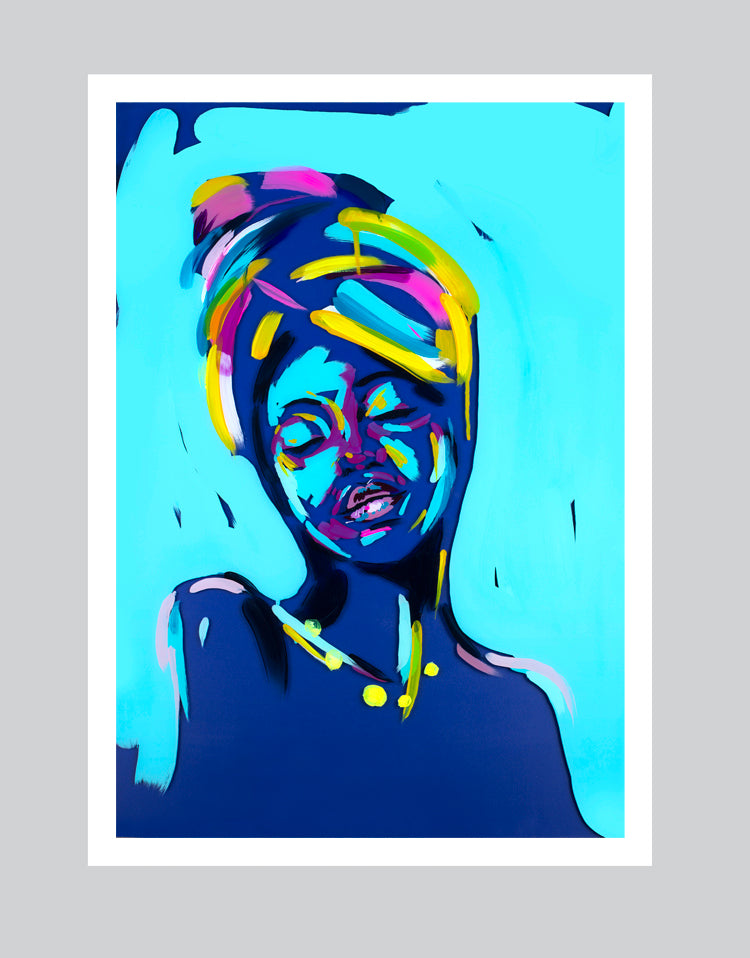 Electric Love' Art Print A4