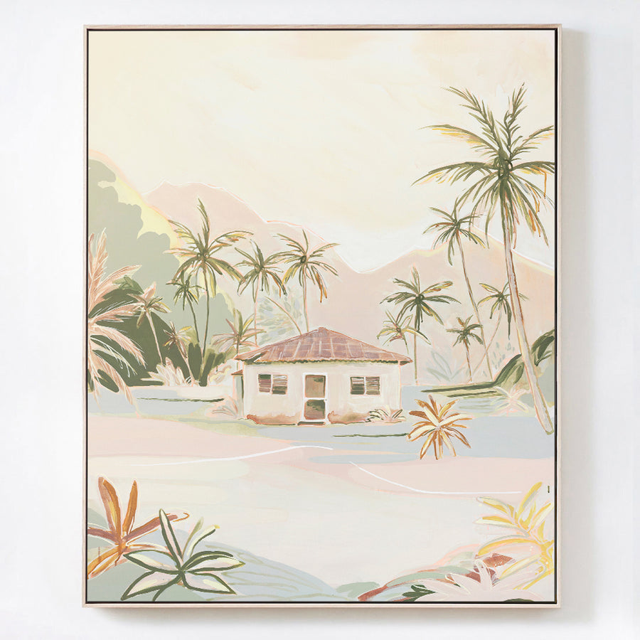 Here, in Paradise - Original Artwork on Canvas by Jen Sievers