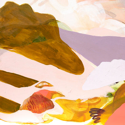 Mountain Dawn - Original Artwork on Canvas by Jen Sievers