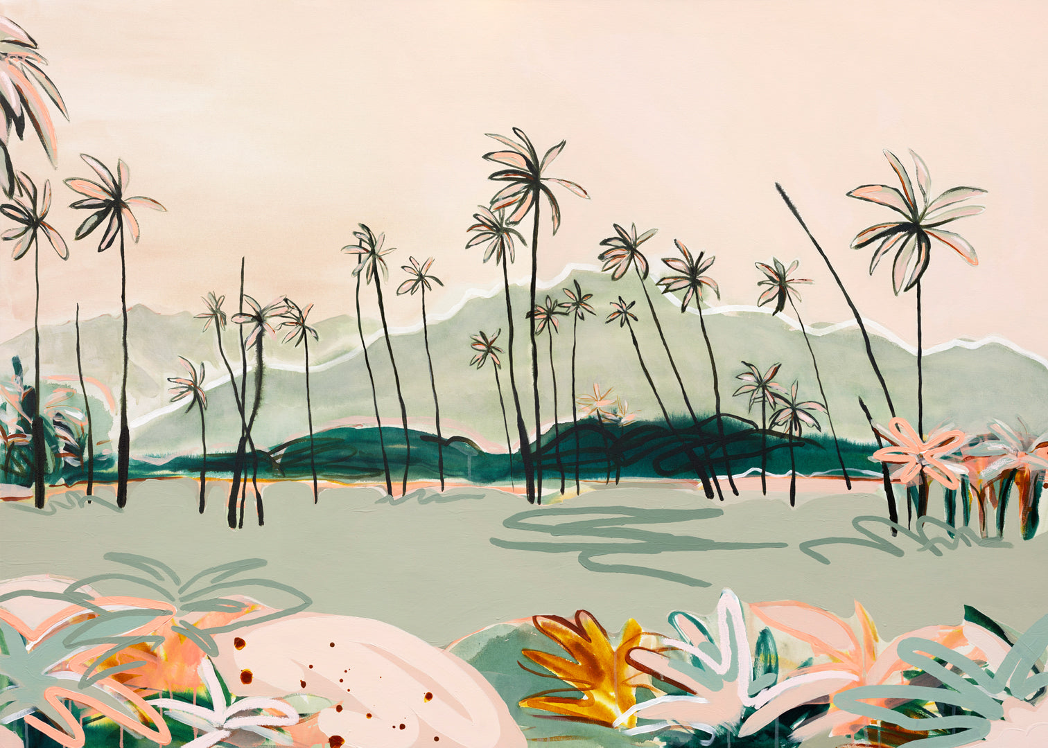 Coco Field (Rarotonga) - Limited Edition Print