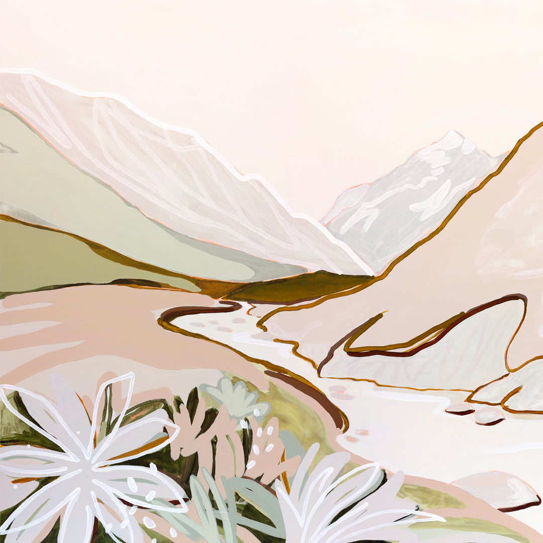 Each and Every Step - Original Artwork on Canvas by Jen Sievers