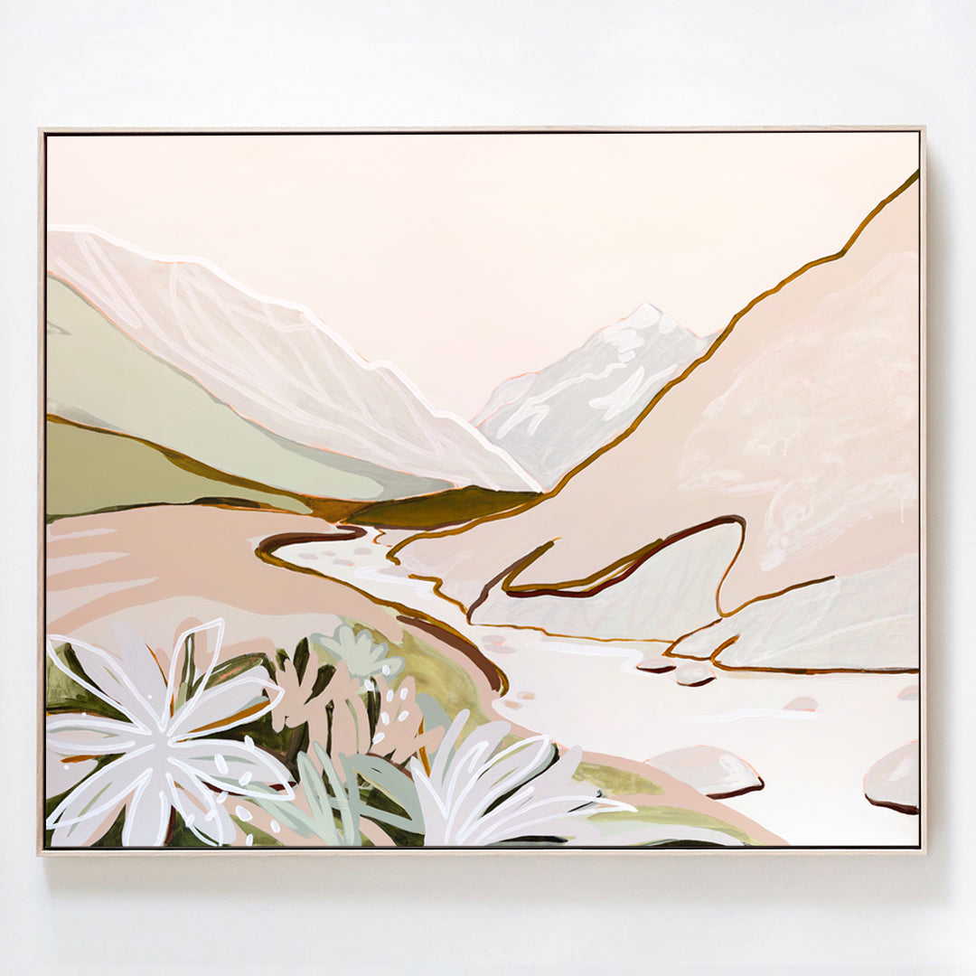 Each and Every Step - Original Artwork on Canvas by Jen Sievers