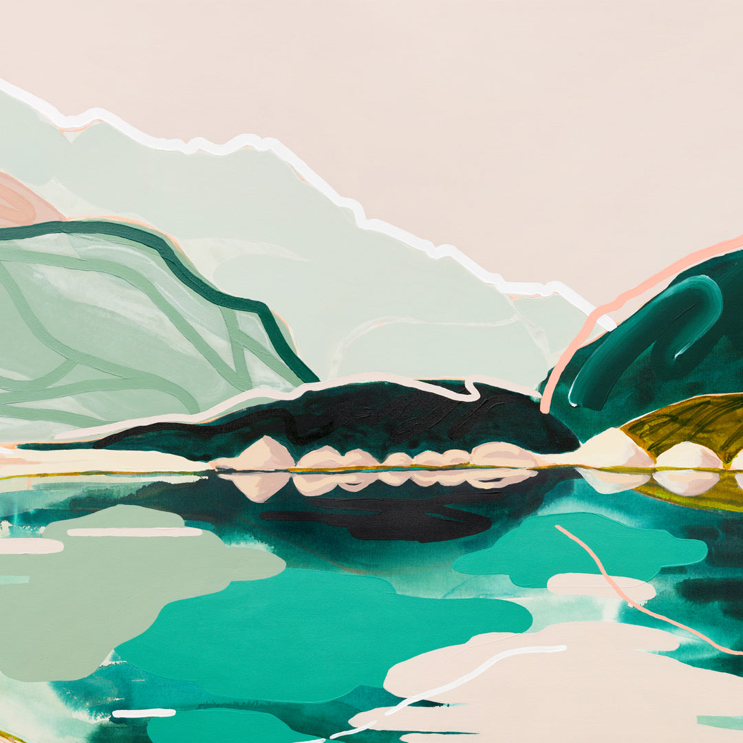 Mirror Mirror (Blue Lake, Nelson) - Limited Edition Print