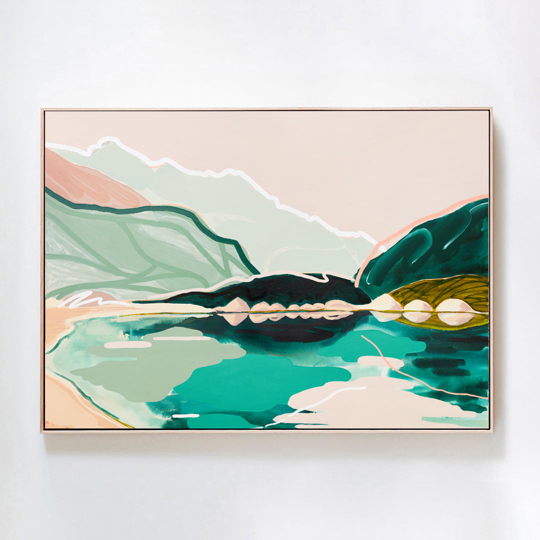Mirror Mirror (Blue Lake, Nelson) - Limited Edition Print