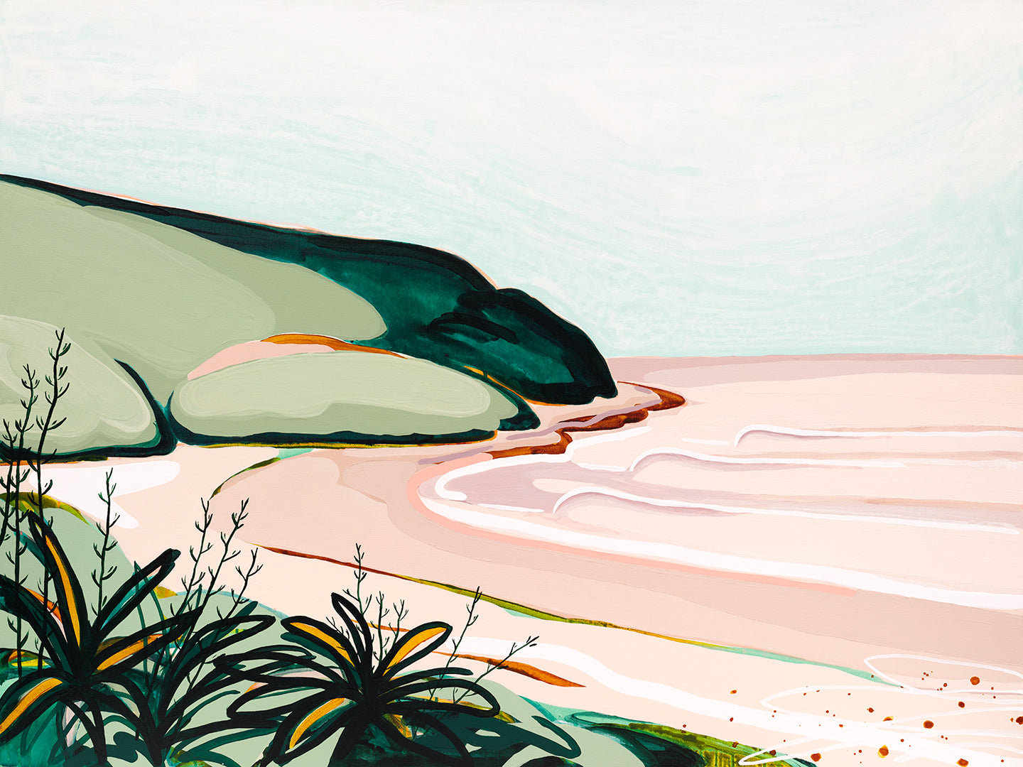 Right Here Forever (Shipwreck Bay, Ahipara, Northland)- Limited Edition Print