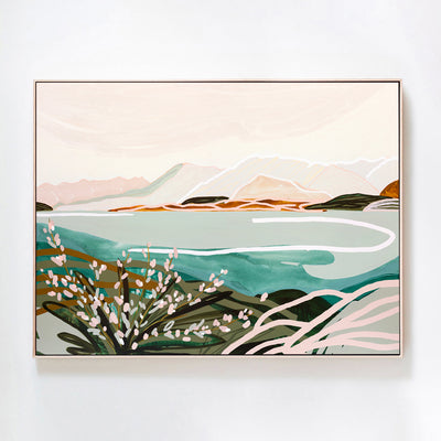 The Water's Lovely - Original Artwork on Canvas by Jen Sievers