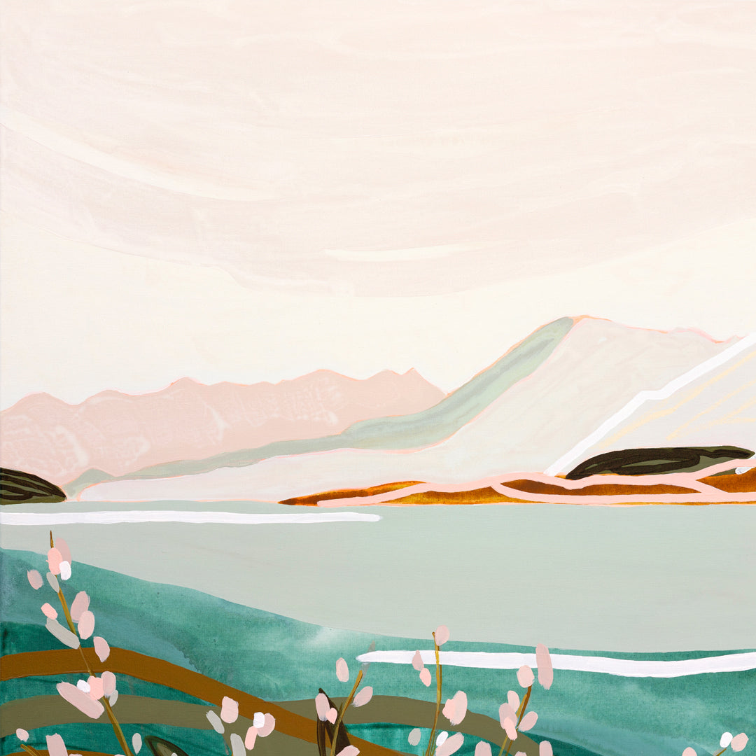 The Water's Lovely - Original Artwork on Canvas by Jen Sievers