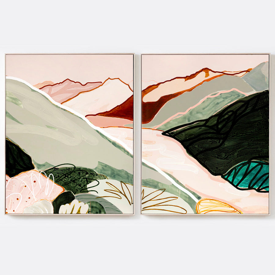 Walking in the Sky diptych (Cheakamus Lake, Whistler, Canada) - Limited Edition Print