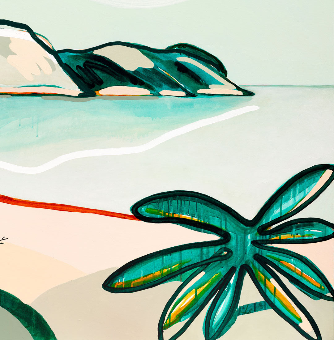 Warm Sand Blue Skies (Palm Beach, Waiheke Island) - Limited Edition Print