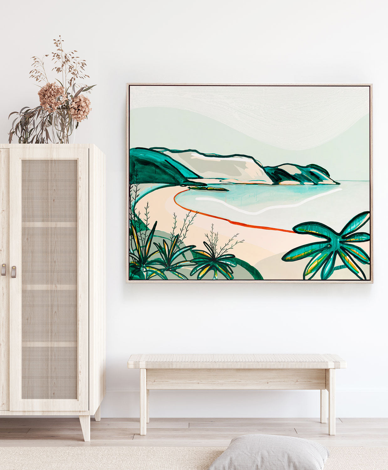 Warm Sand Blue Skies (Palm Beach, Waiheke Island) - Limited Edition Print