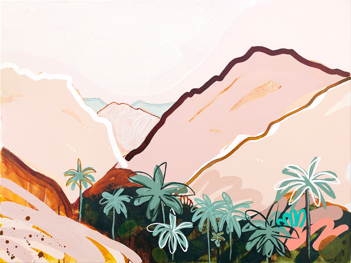 Waves of Earth and Sky (Tunisia) - Limited Edition Print