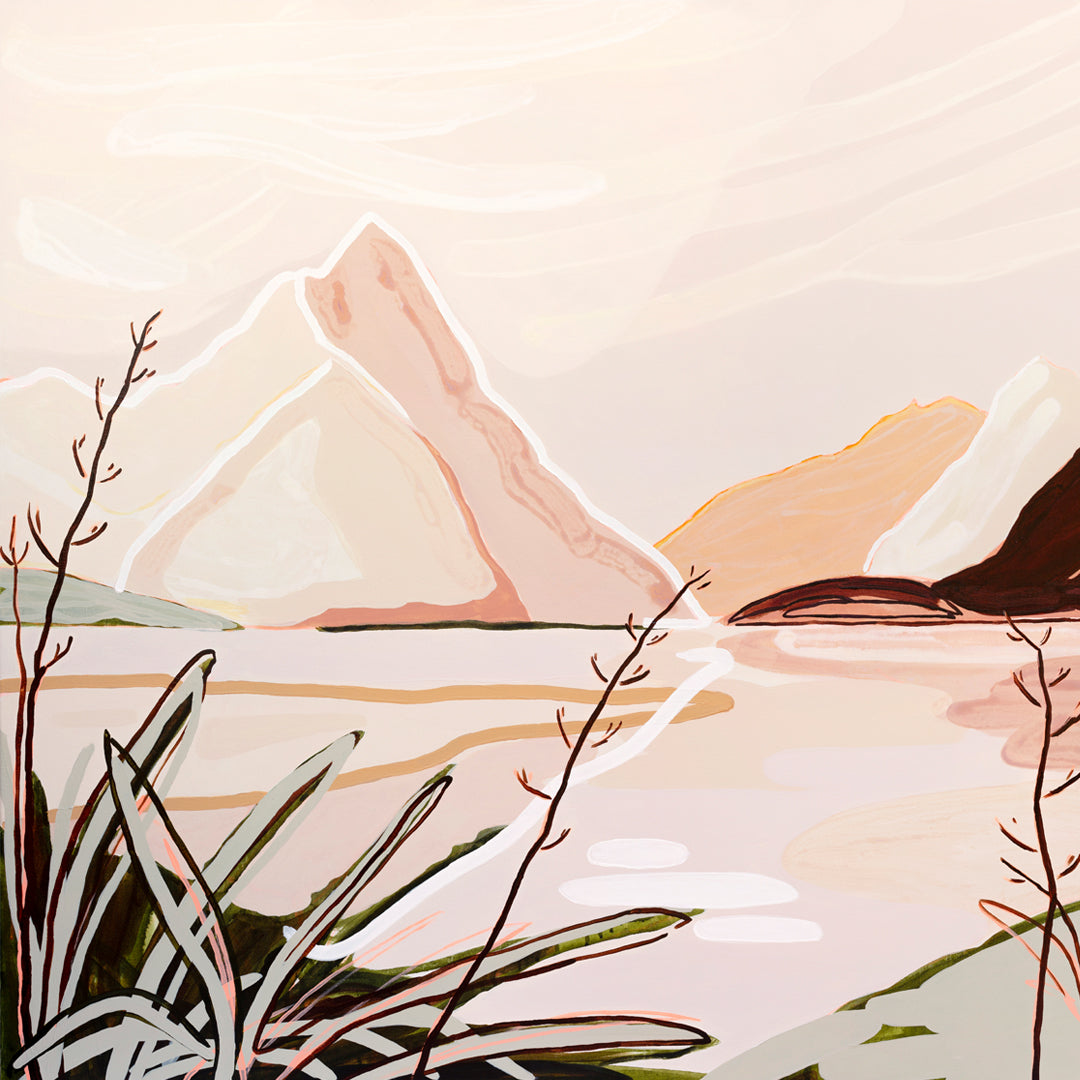 Where the Light Touches (Mitre Peak, Milford Sound) - Limited Edition Print