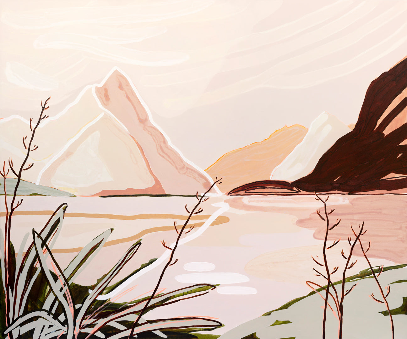 Where the Light Touches (Mitre Peak, Milford Sound) - Limited Edition Print