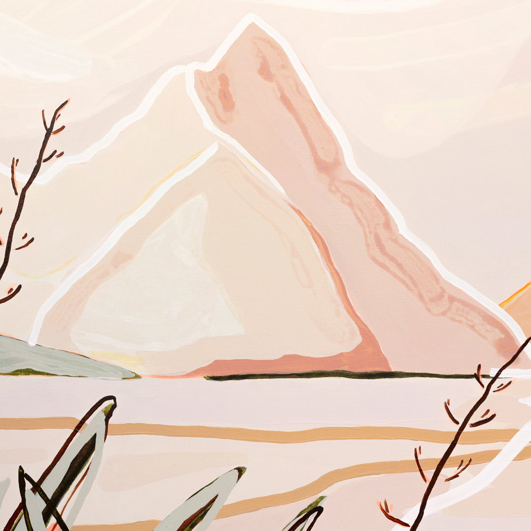 Where the Light Touches (Mitre Peak, Milford Sound) - Limited Edition Print