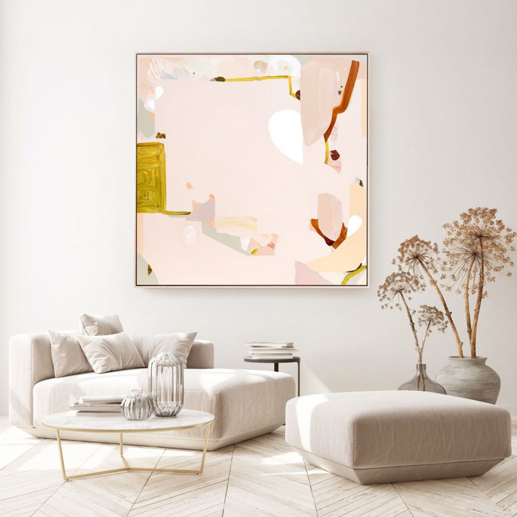 With Love - Original Artwork on Canvas by Jen Sievers