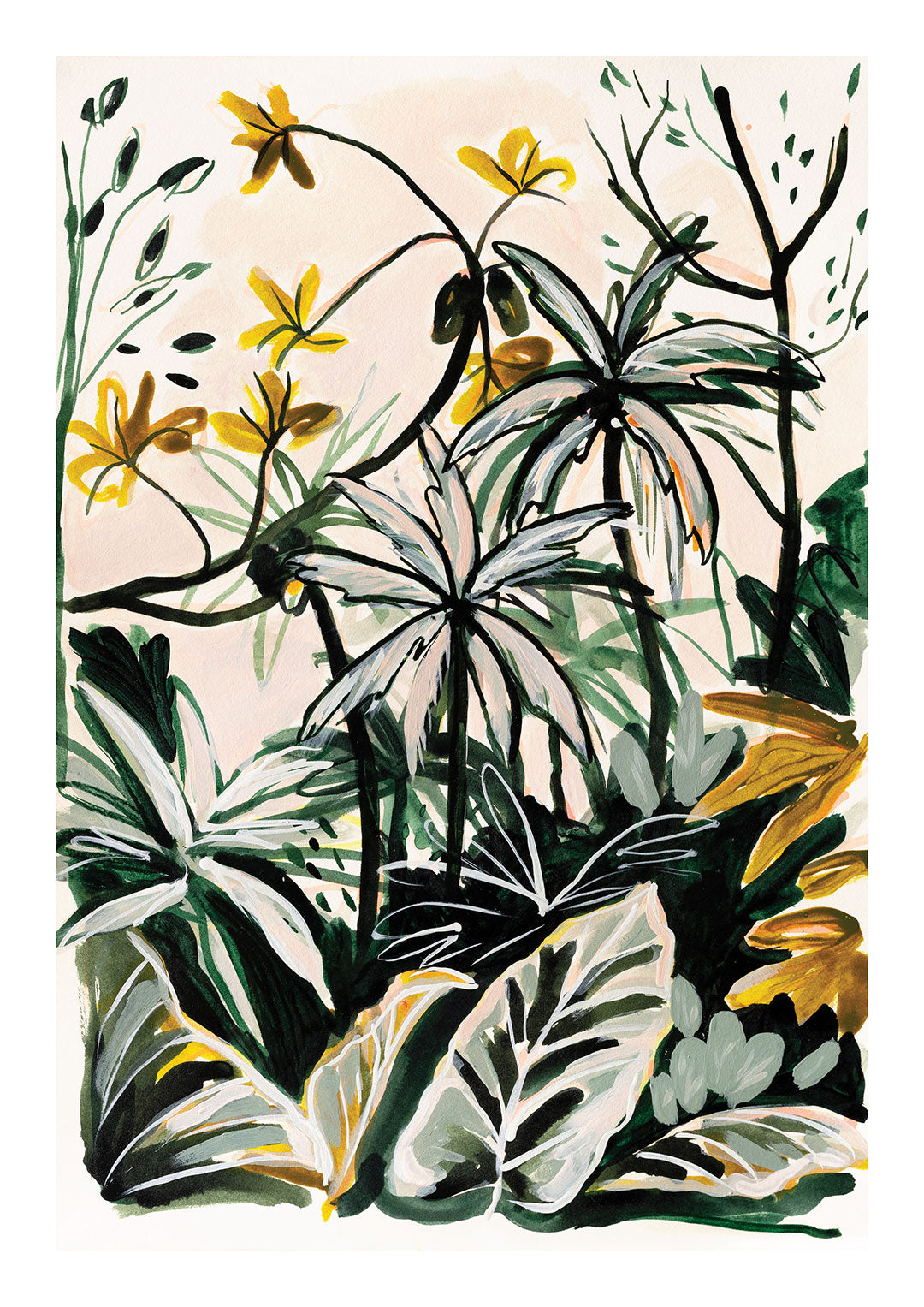 Jungle Vibes Art Print A4