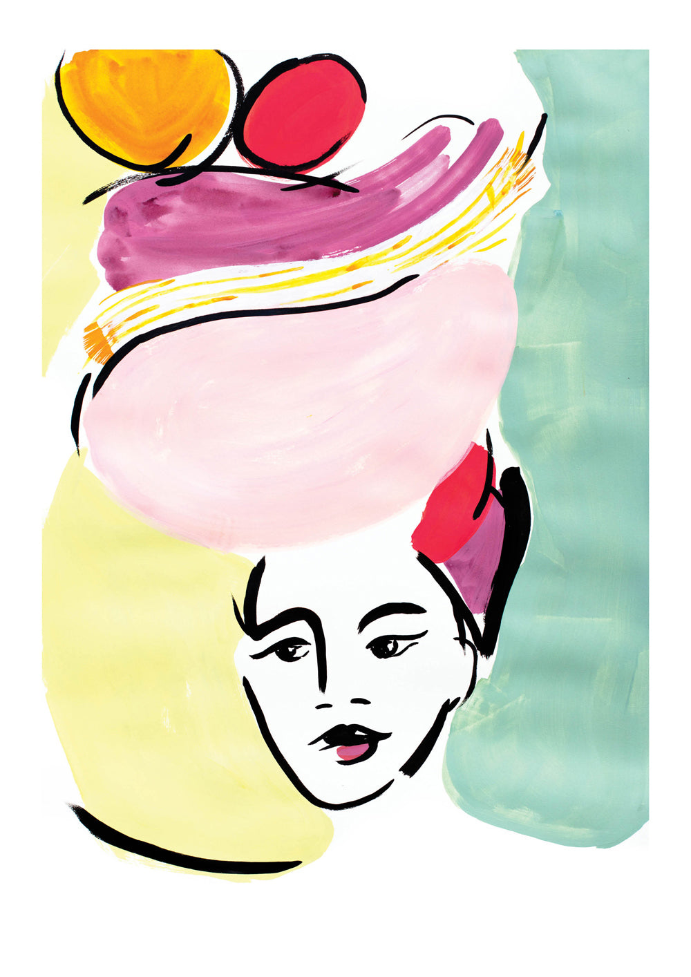 Malia Lemon and Sage' Art Print