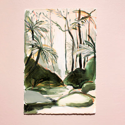 Deep in the Forest - Original Artwork on Paper by Jen Sievers