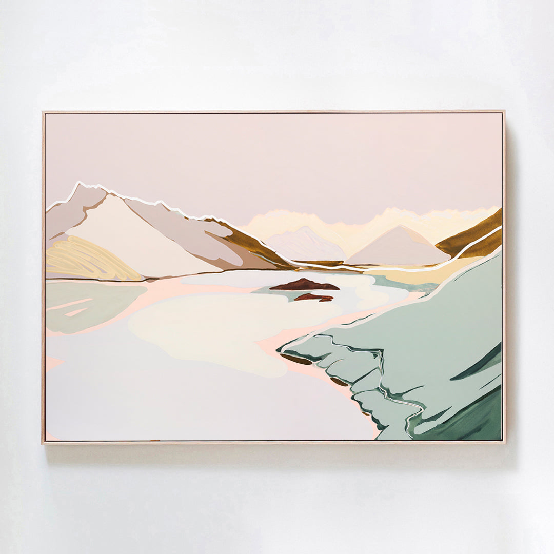 Paradise Road (Road to Glenorchy and Paradise) - Original Artwork on Canvas by Jen Sievers