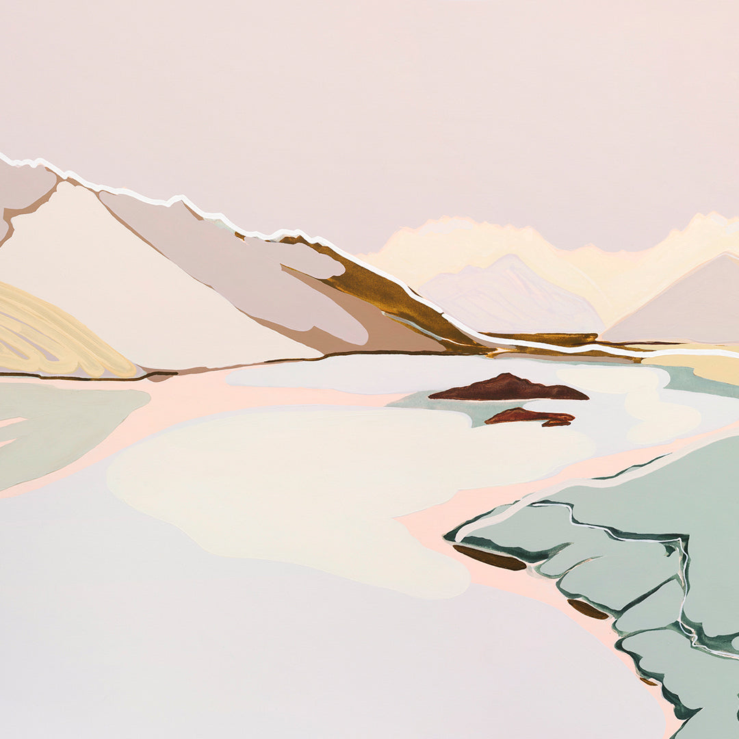 Paradise Road (Road to Glenorchy and Paradise) - Original Artwork on Canvas by Jen Sievers