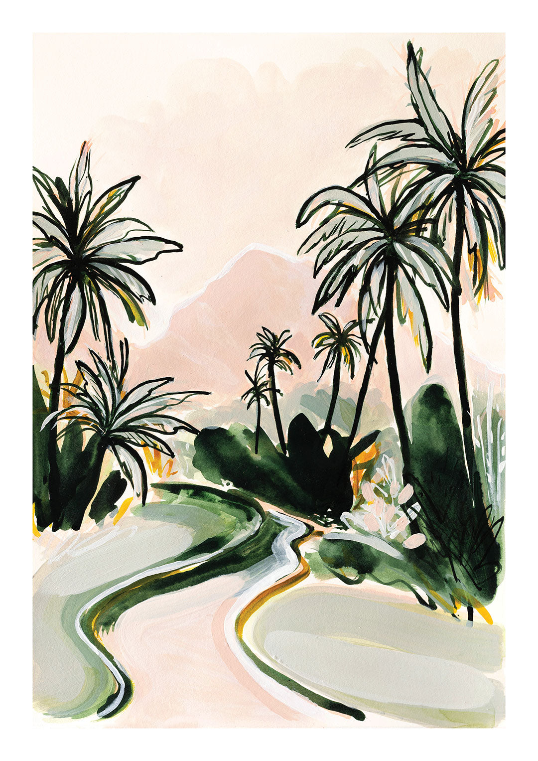 River Bliss Art Print A4