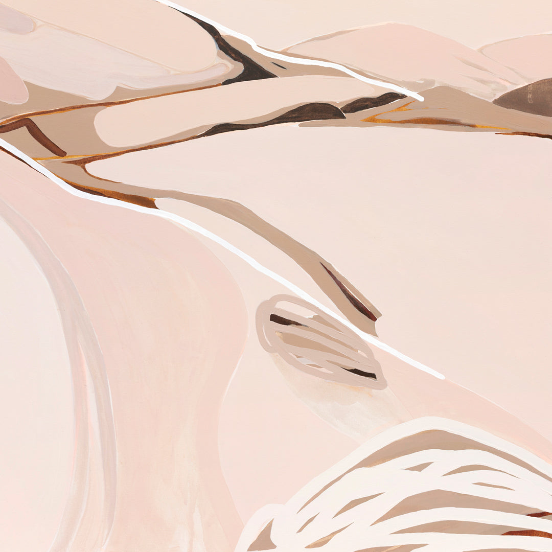 Softly Softly (Crown Range Road) - Original Artwork on Canvas by Jen Sievers