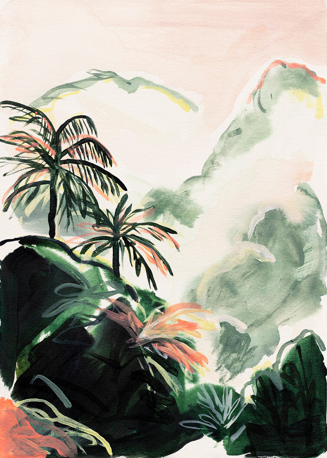 Through The Mist' Art Print A4