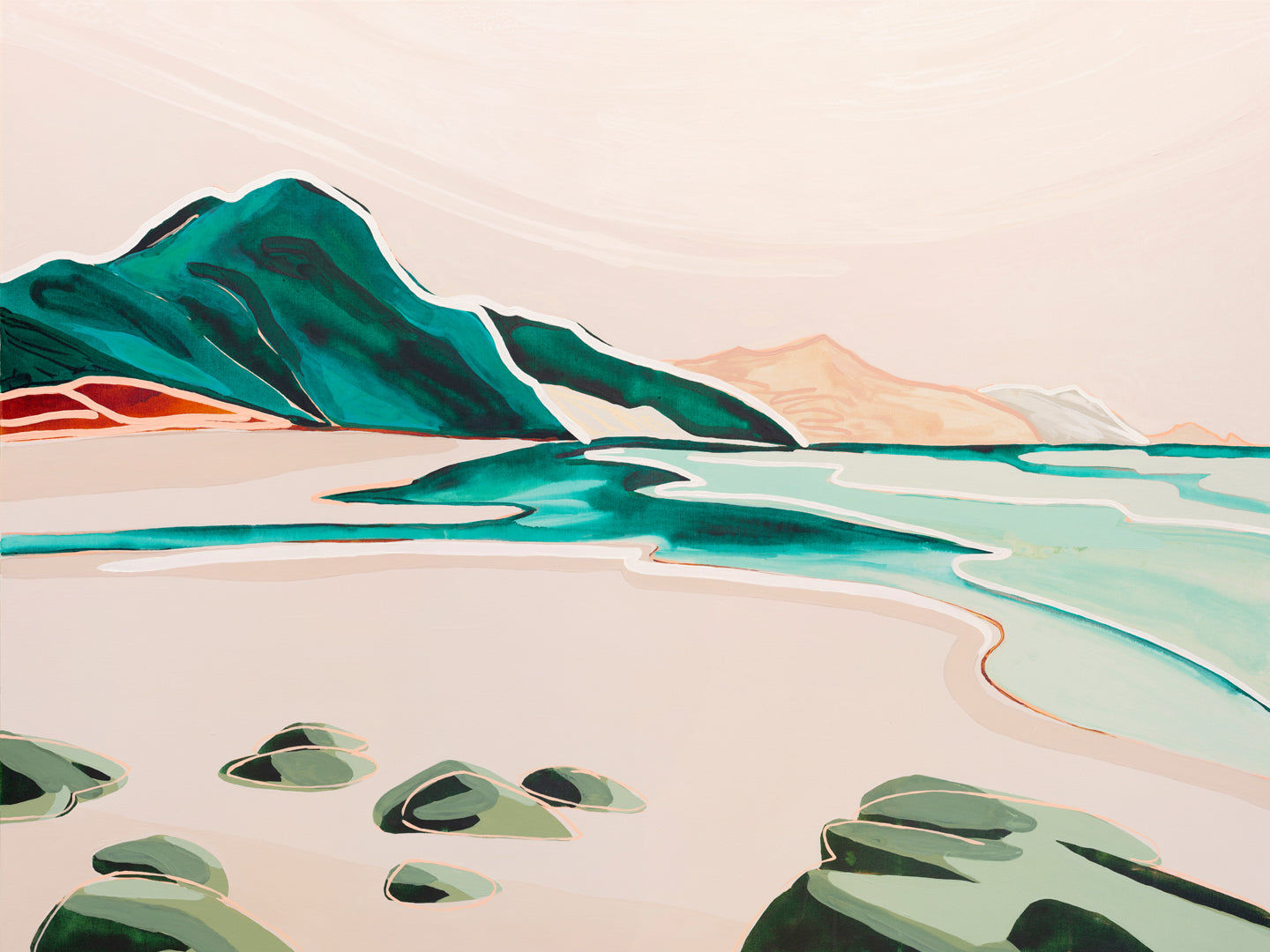 To The Sea (Mangawhai Beach, Northland) - Limited Edition Print