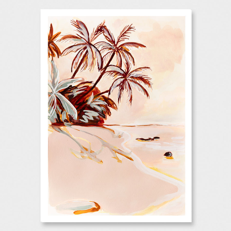 Waters Edge Art Print A4