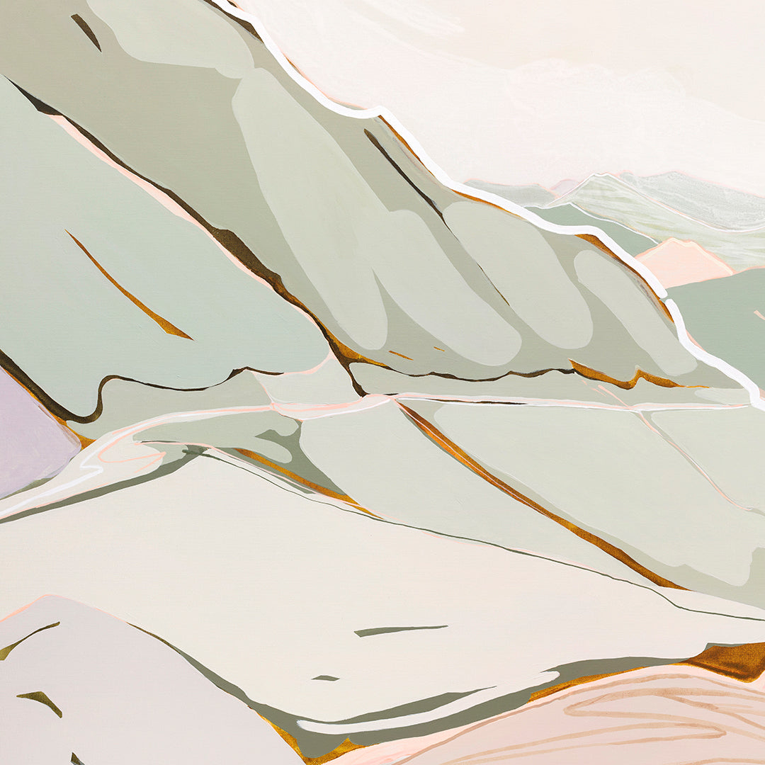 We Dream of Freedom (Skippers Canyon) - Original Artwork on Canvas by Jen Sievers