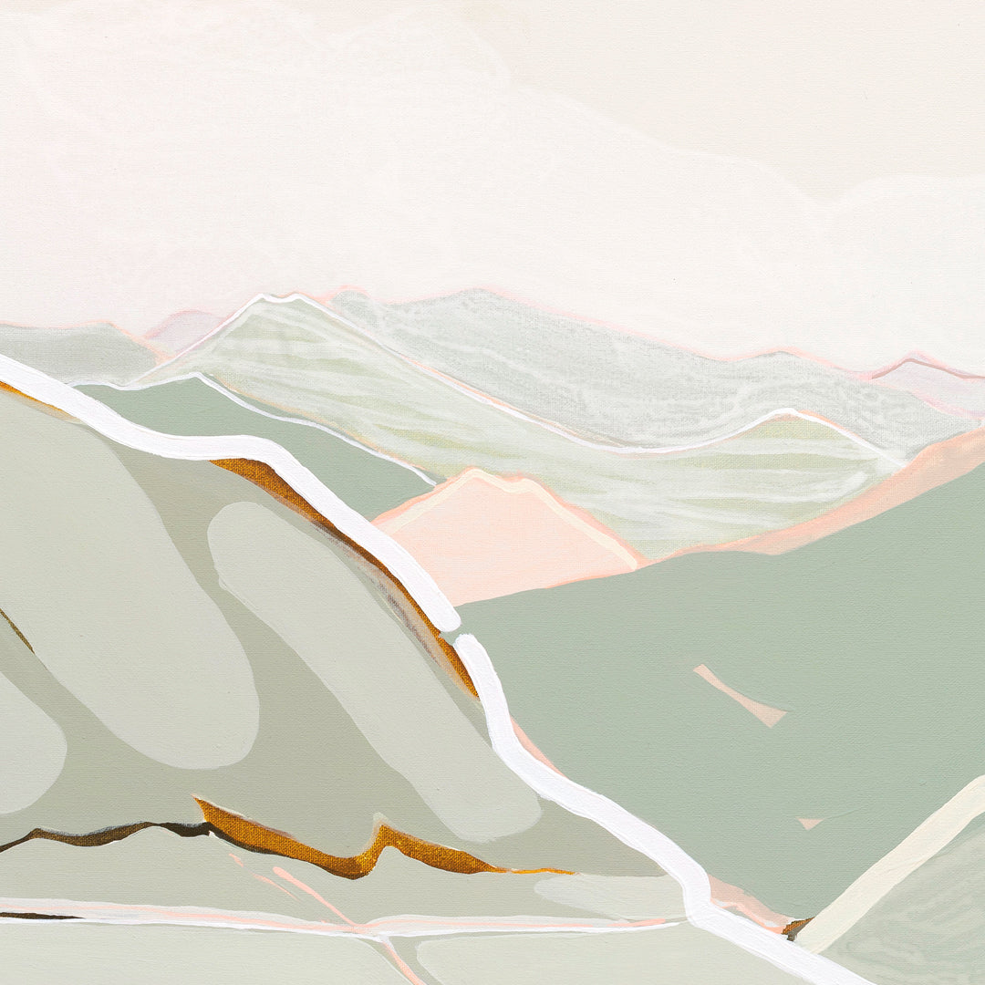 We Dream of Freedom (Skippers Canyon) - Original Artwork on Canvas by Jen Sievers