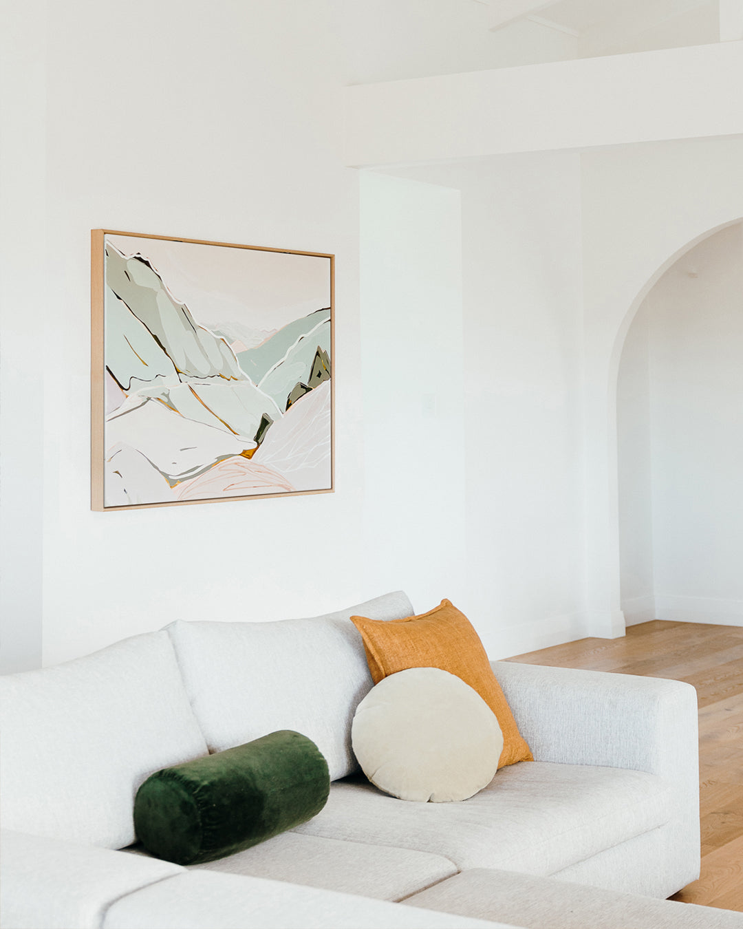 We Dream of Freedom (Skippers Canyon) - Original Artwork on Canvas by Jen Sievers