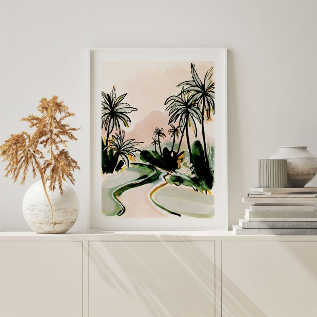 River Bliss Art Print A4