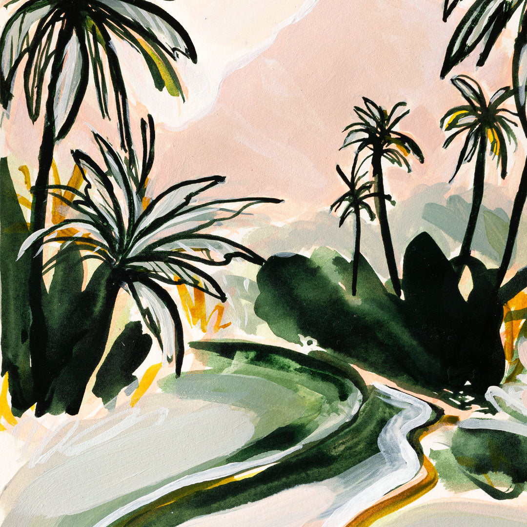 River Bliss Art Print A4