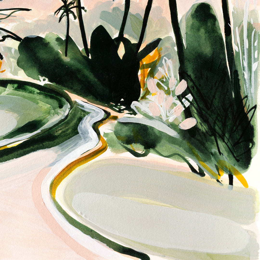 River Bliss Art Print A4