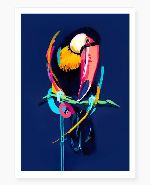 Señor Toucan' Art Print A4