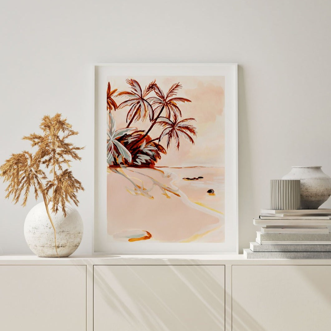 Waters Edge Art Print A4