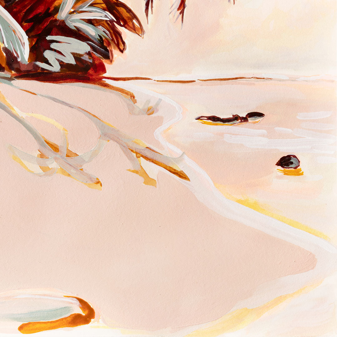 Waters Edge Art Print A4